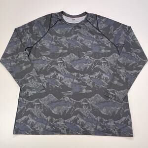Saxx Performance T Shirt Men’s XXL Quest Quick Dry Athletic Long Sleeve AOP